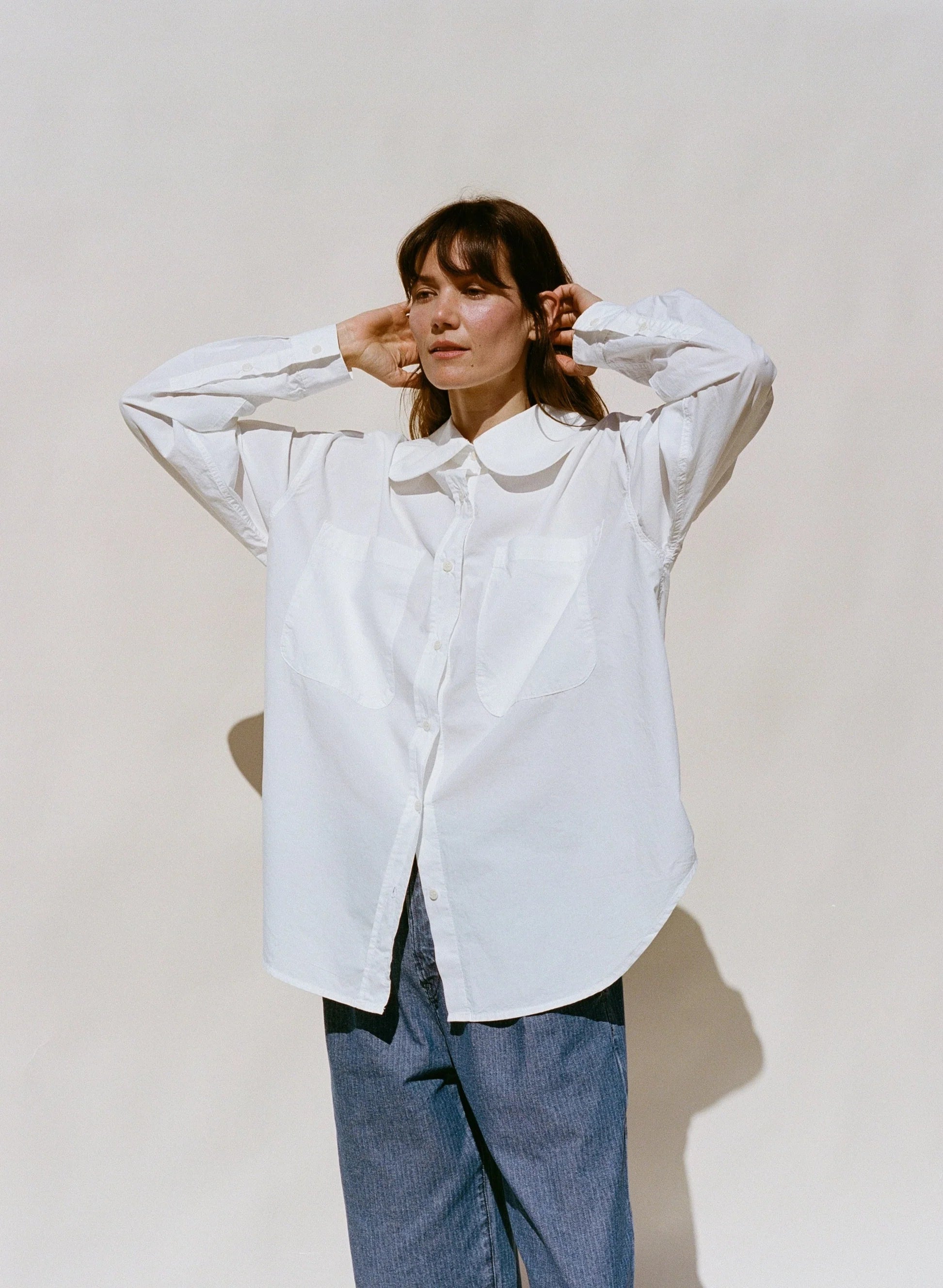 Hollis Oversized Shirt - Salt