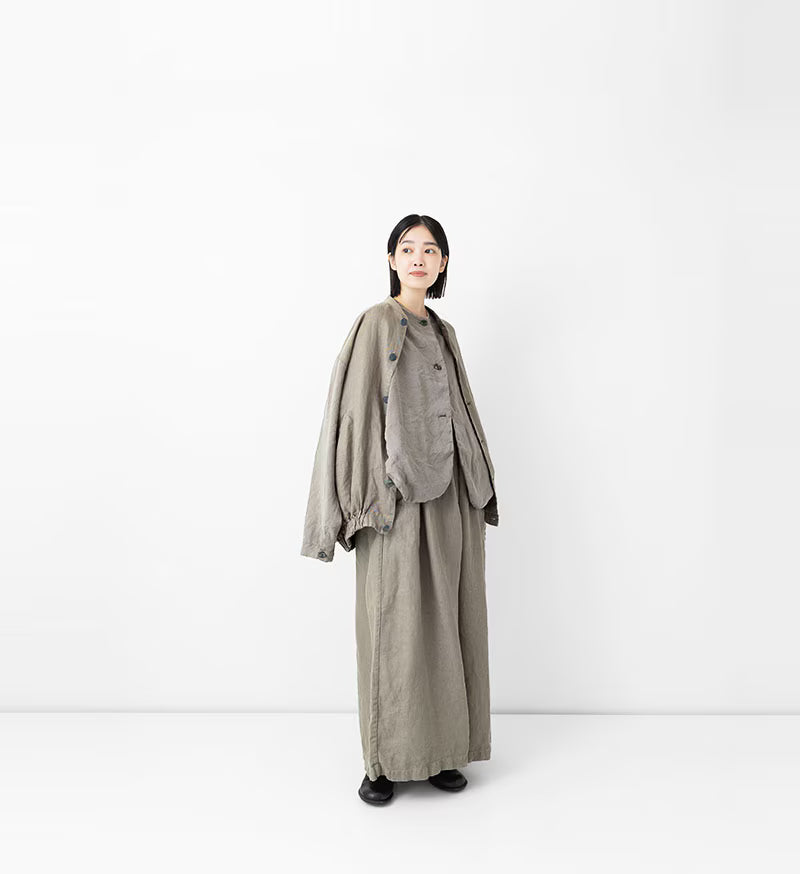 Garment Dye Suspender Pant - Gryge