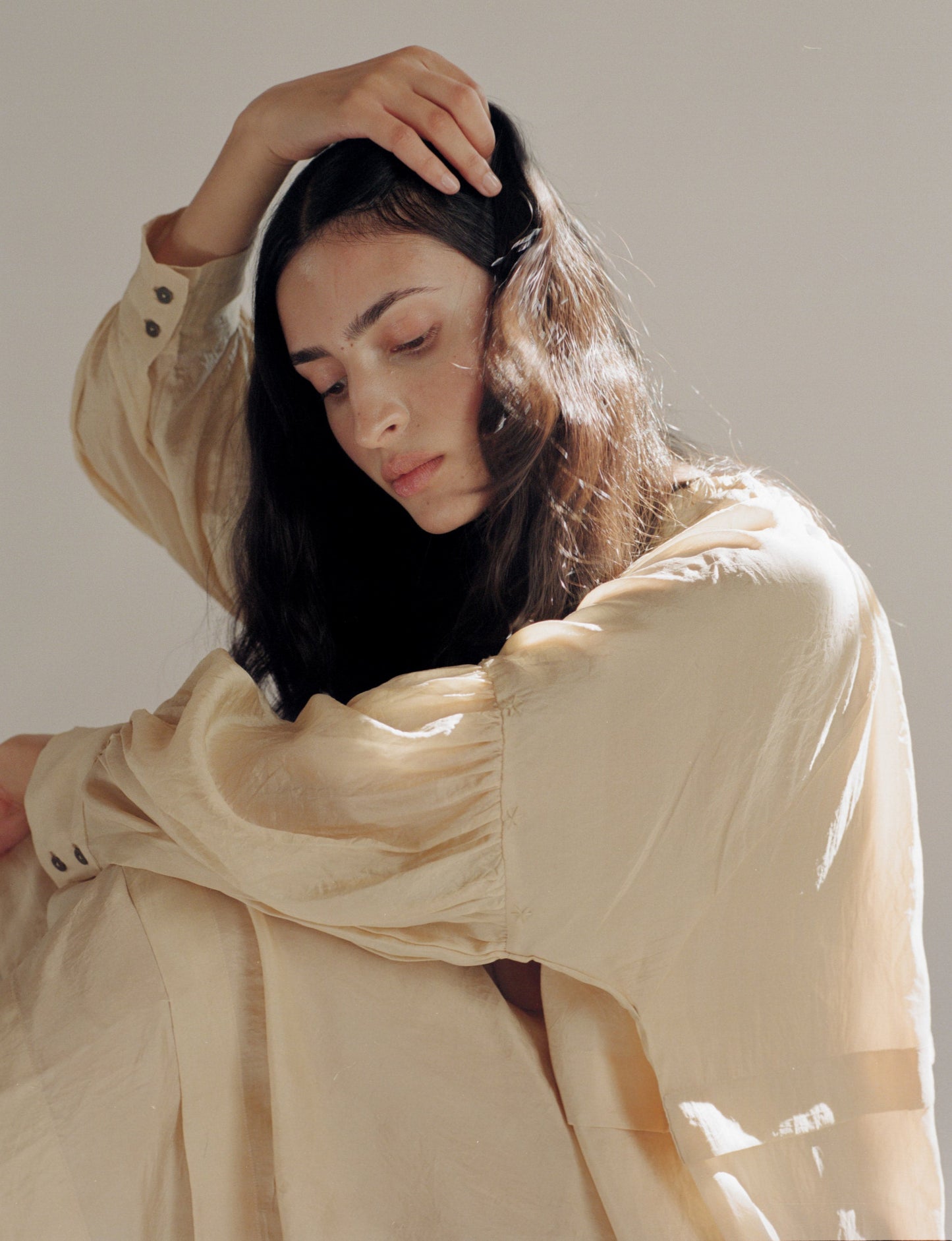 Alva Dress in Light Cornsilk