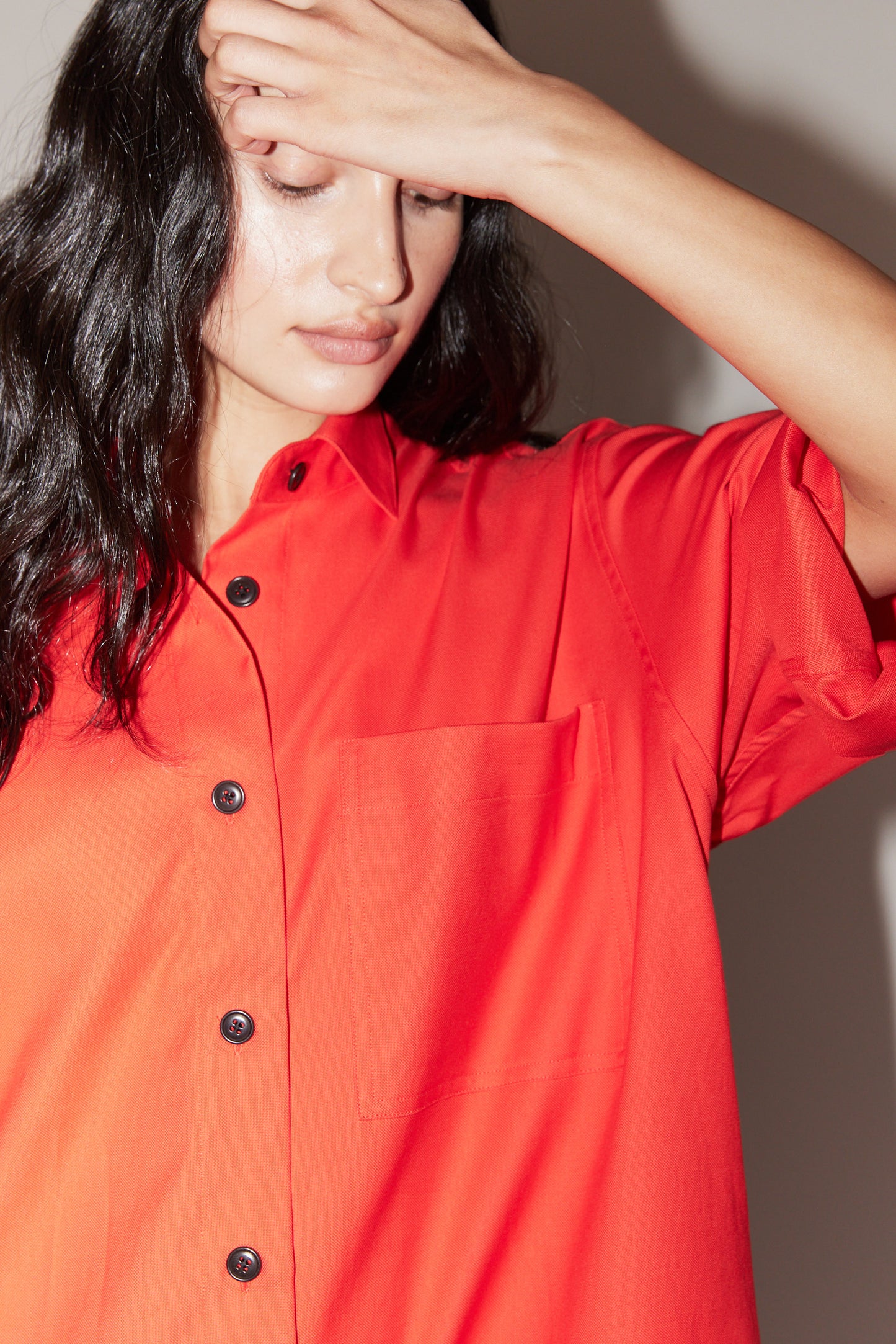 Oxford Short Sleeve Shirtdress