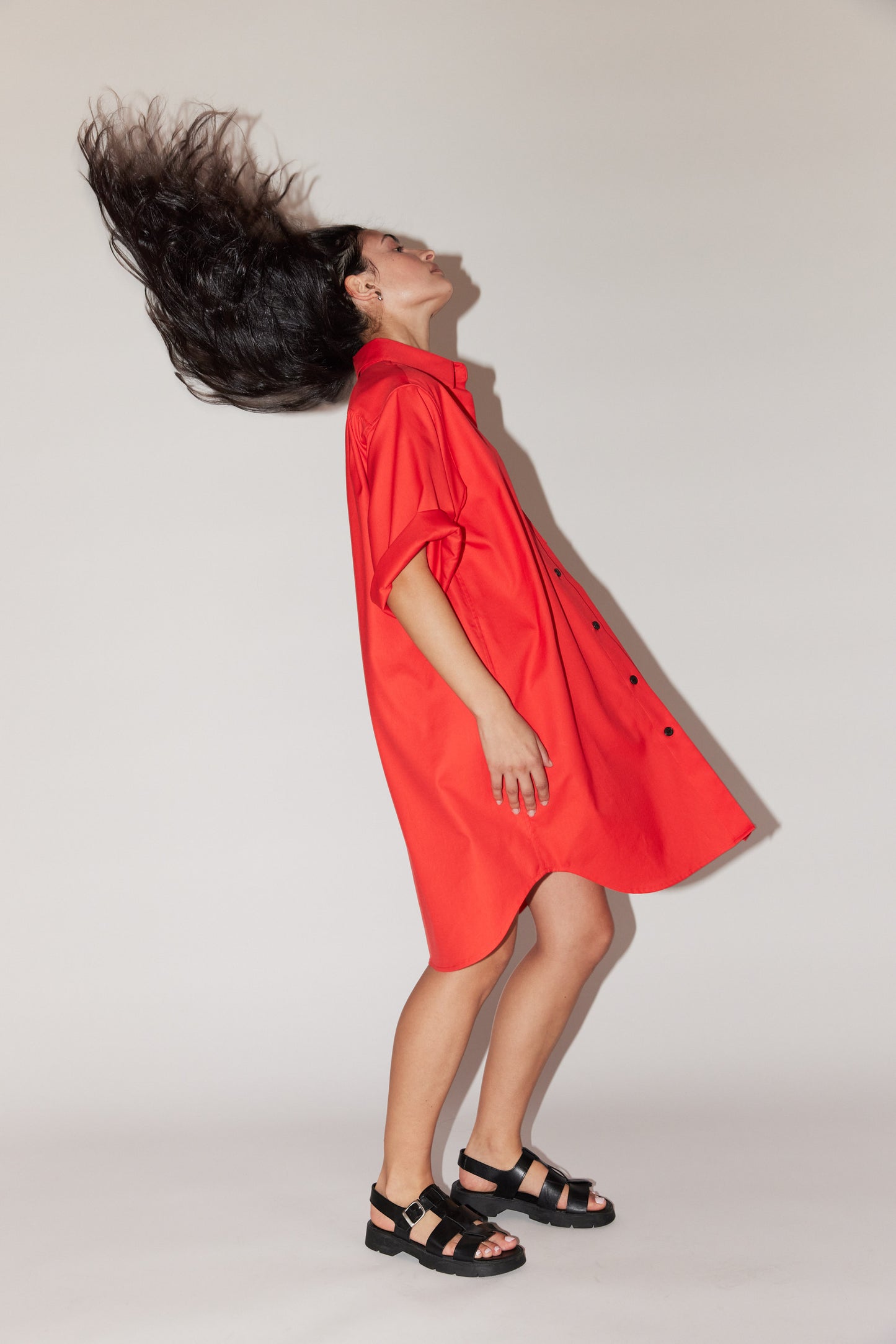 Oxford Short Sleeve Shirtdress