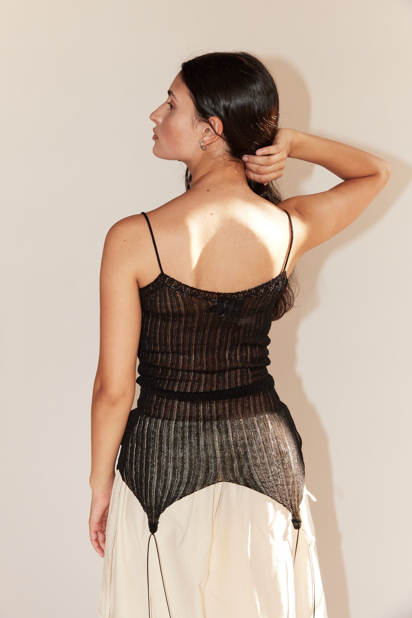 Lace camisole in Black