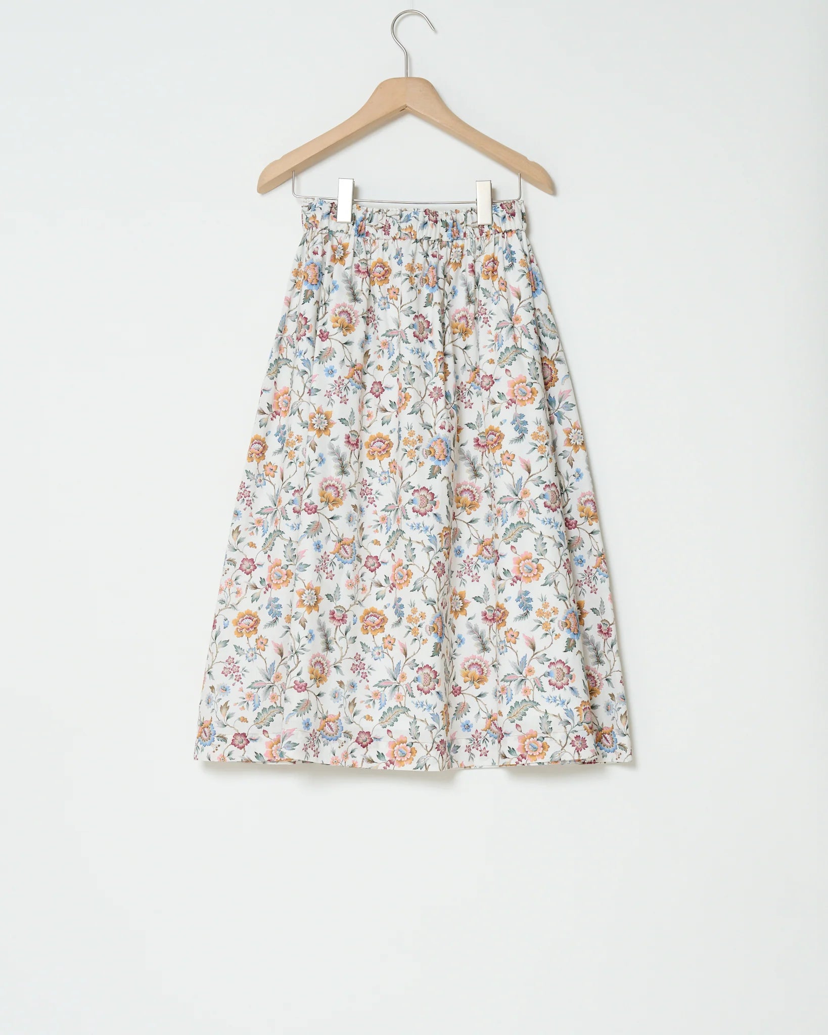 Linen Blend Liberty Floral Paisley Skirt
