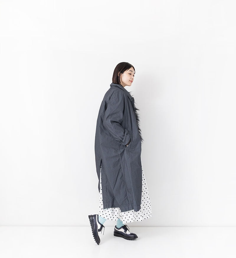 Soutien Collar Coat in Sumigry