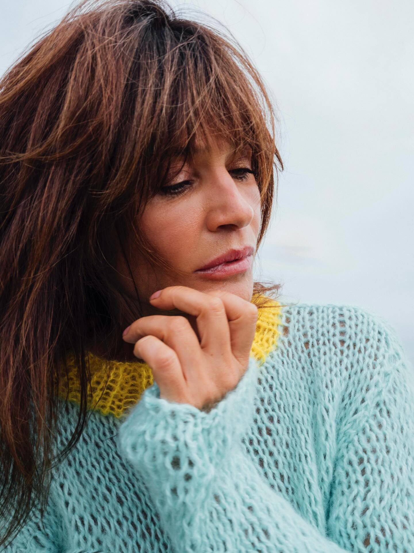 Hazy Sweater - Mint & Yellow