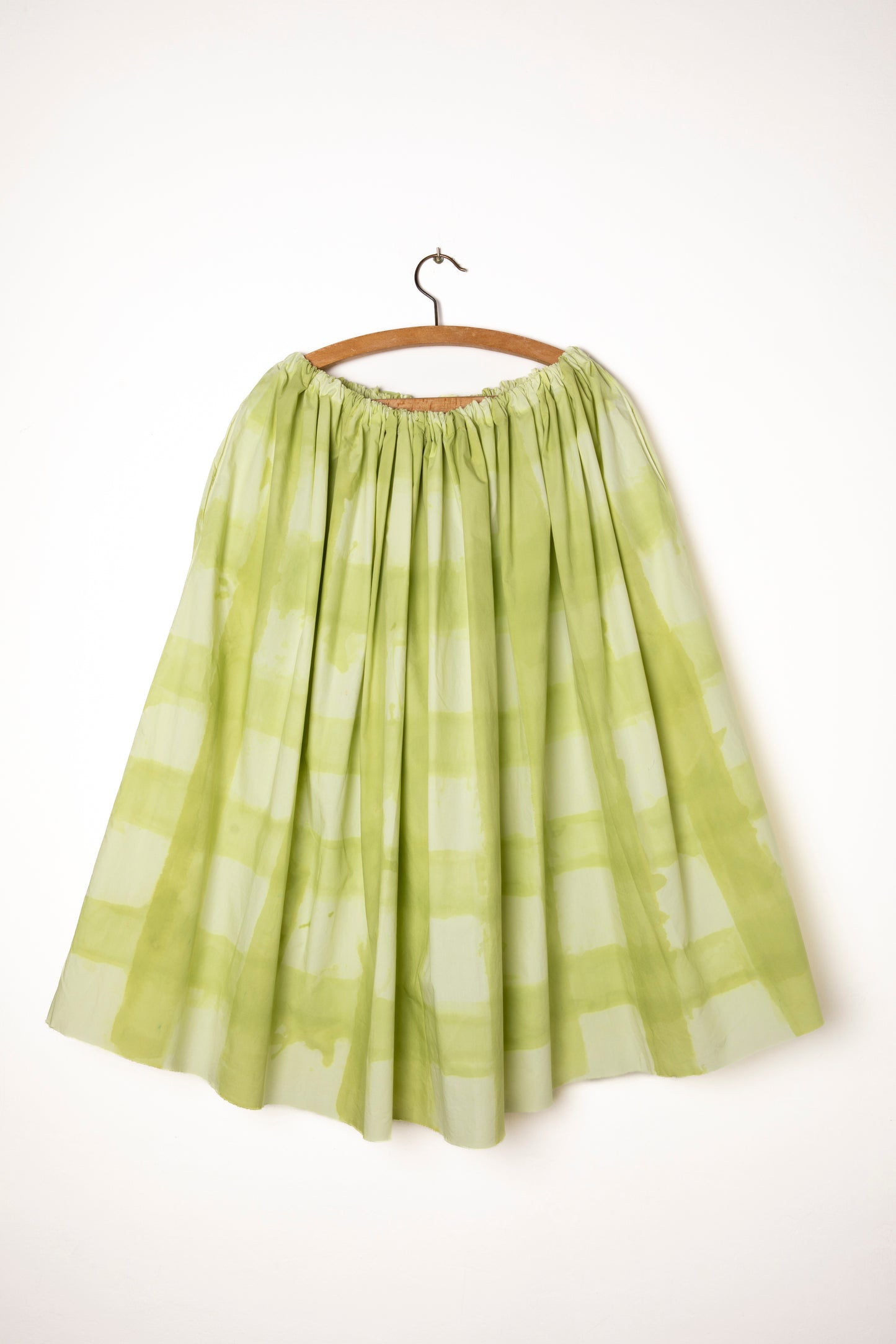 Faro Skirt — Pistachio Check