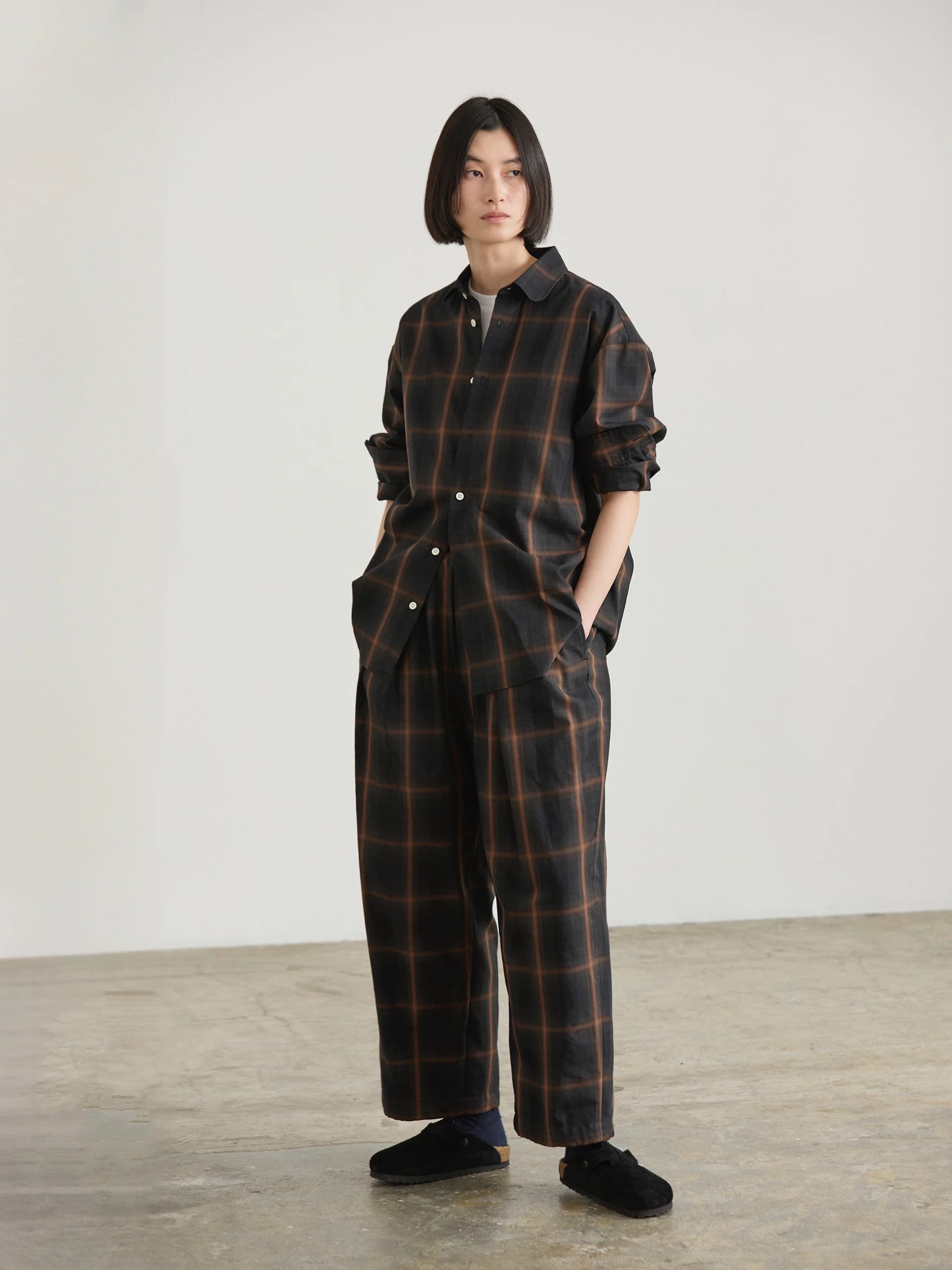 Kay-W Shirt in Brown Check