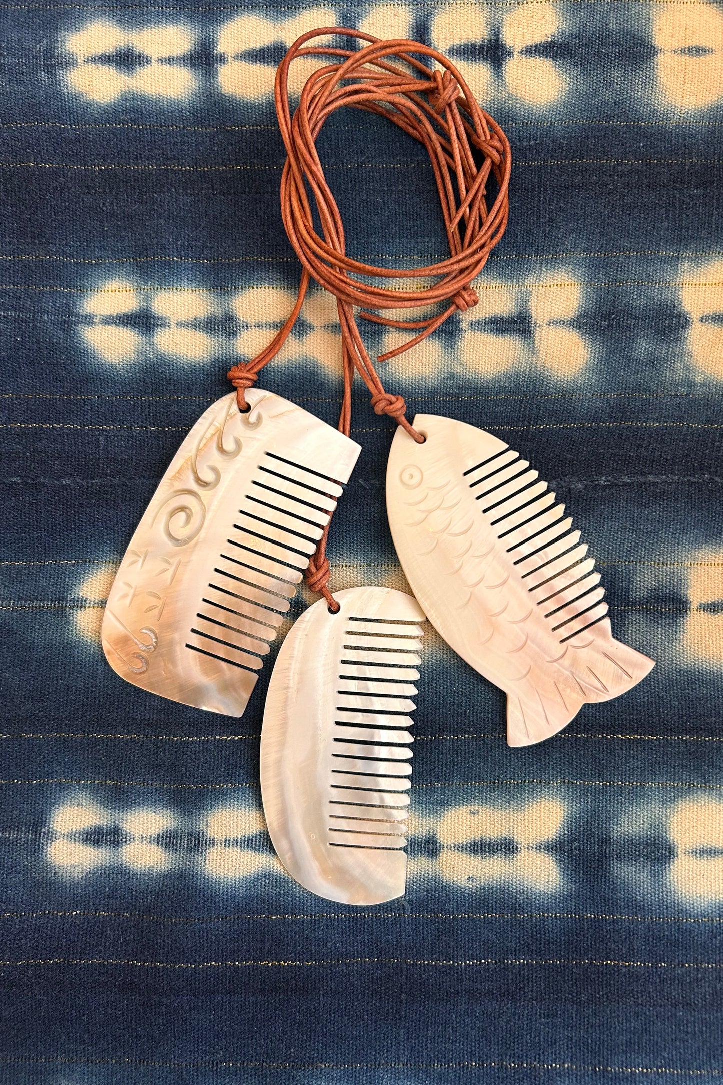 Shell Comb Necklace