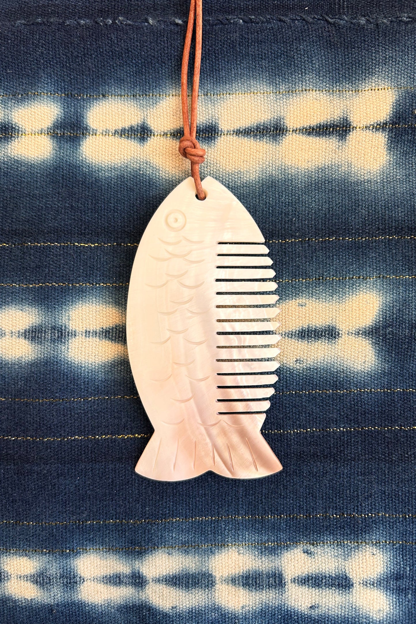 Shell Comb Necklace