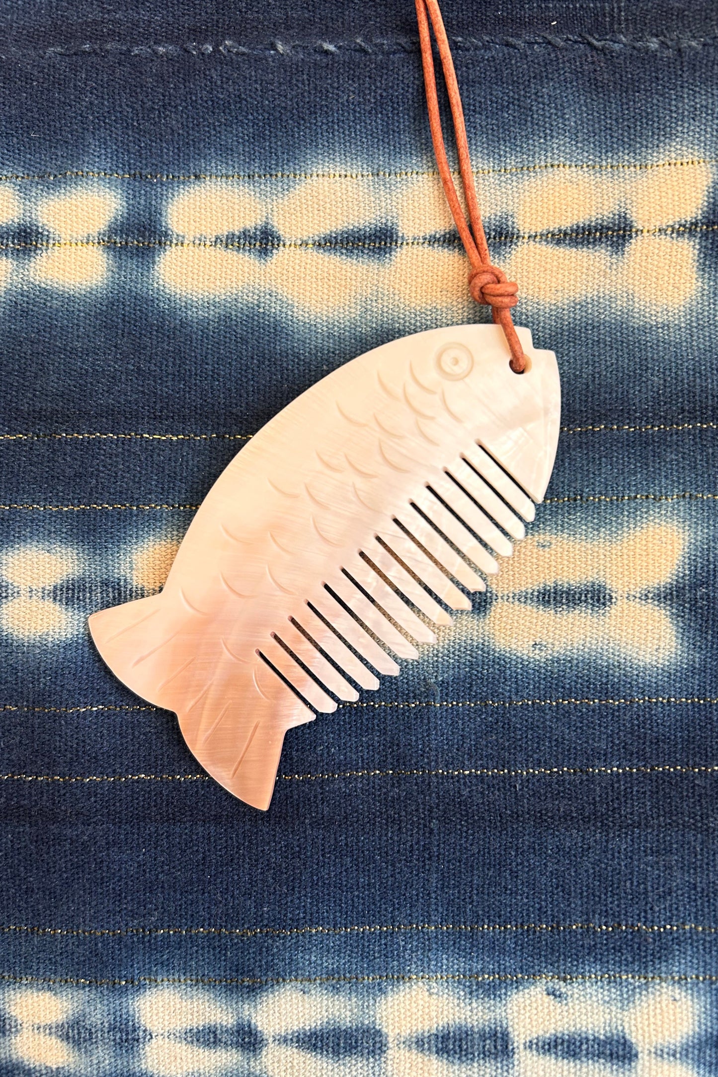 Shell Comb Necklace
