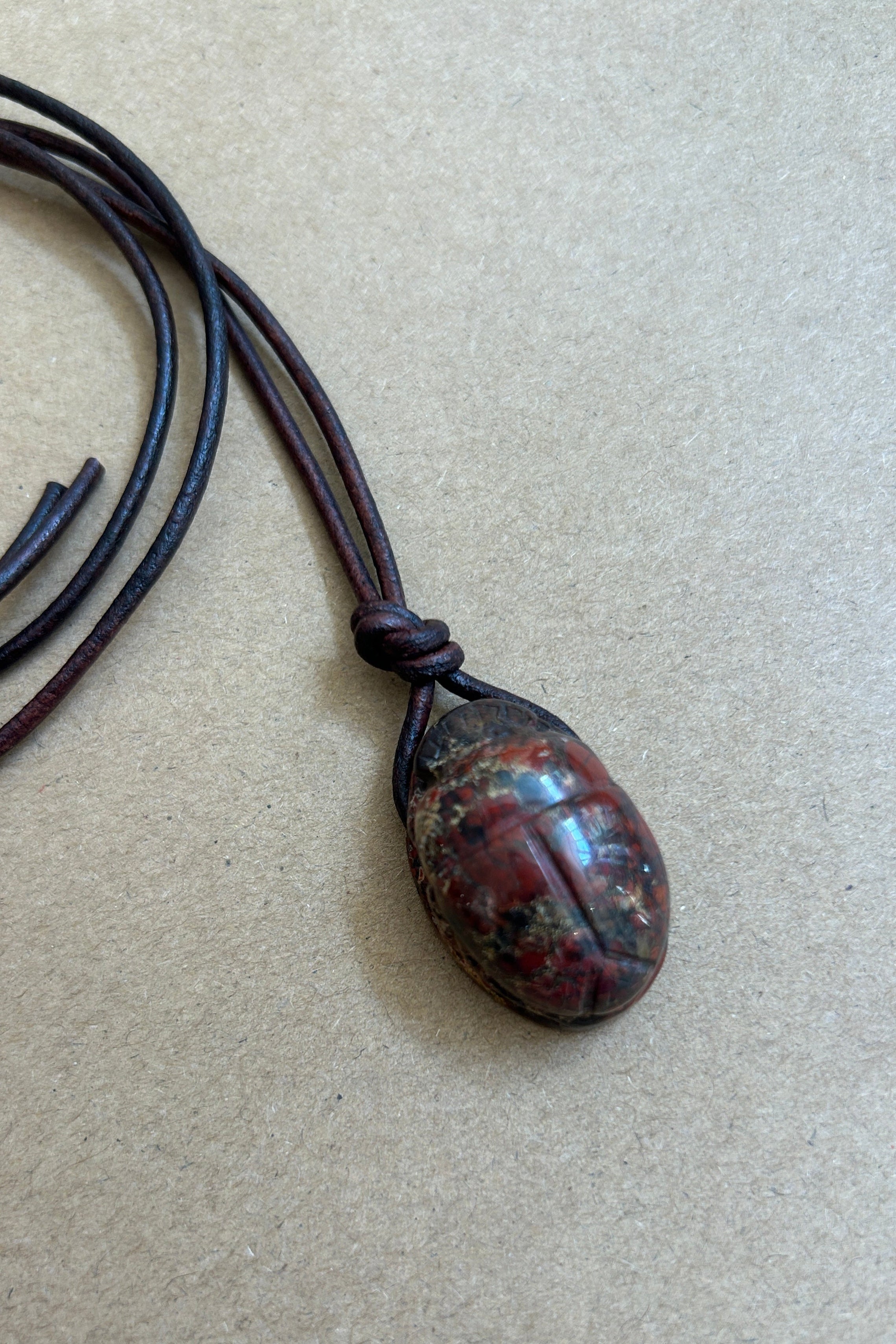 Jasper Scarab