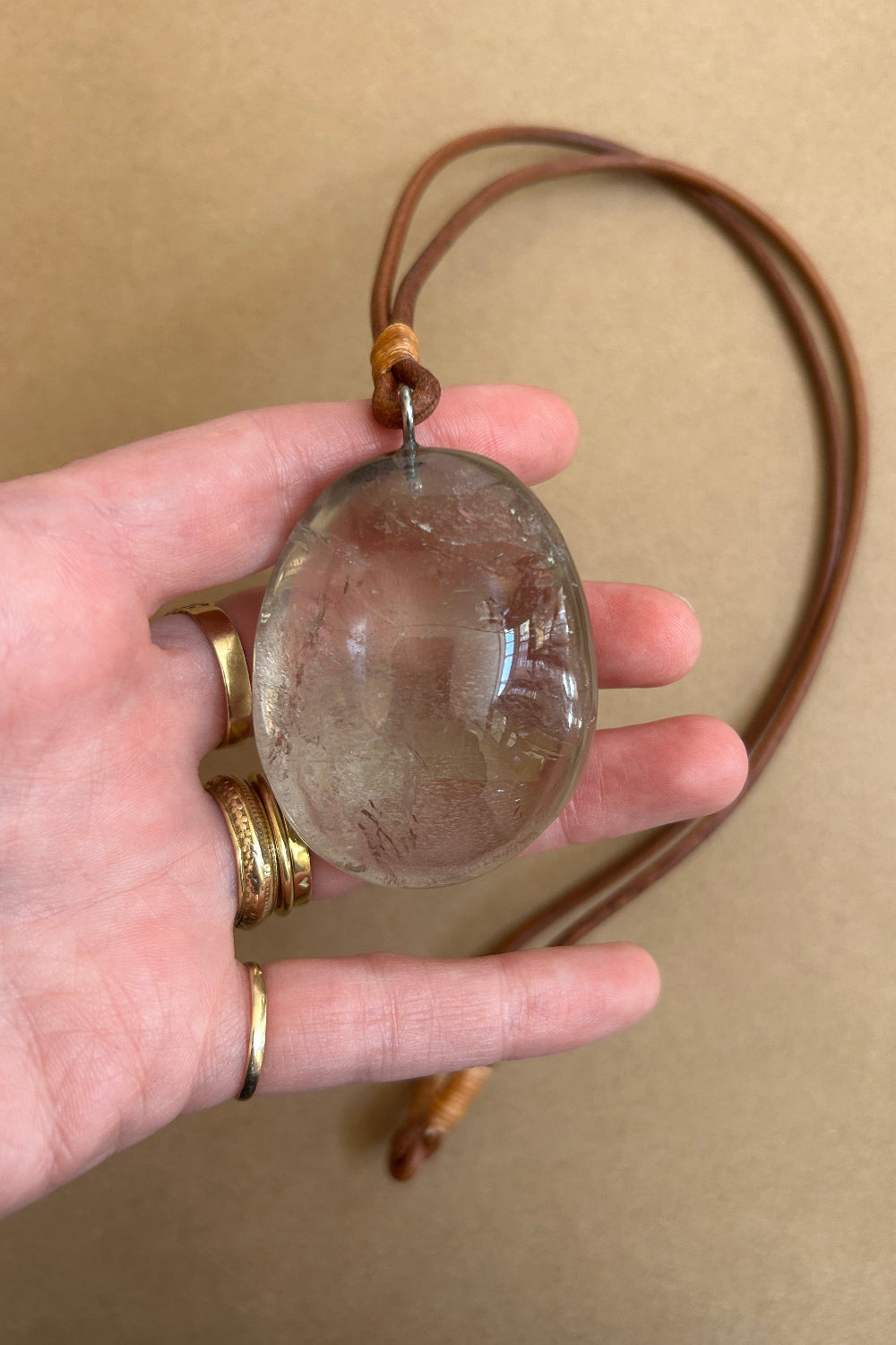 Smoky Quartz Drop