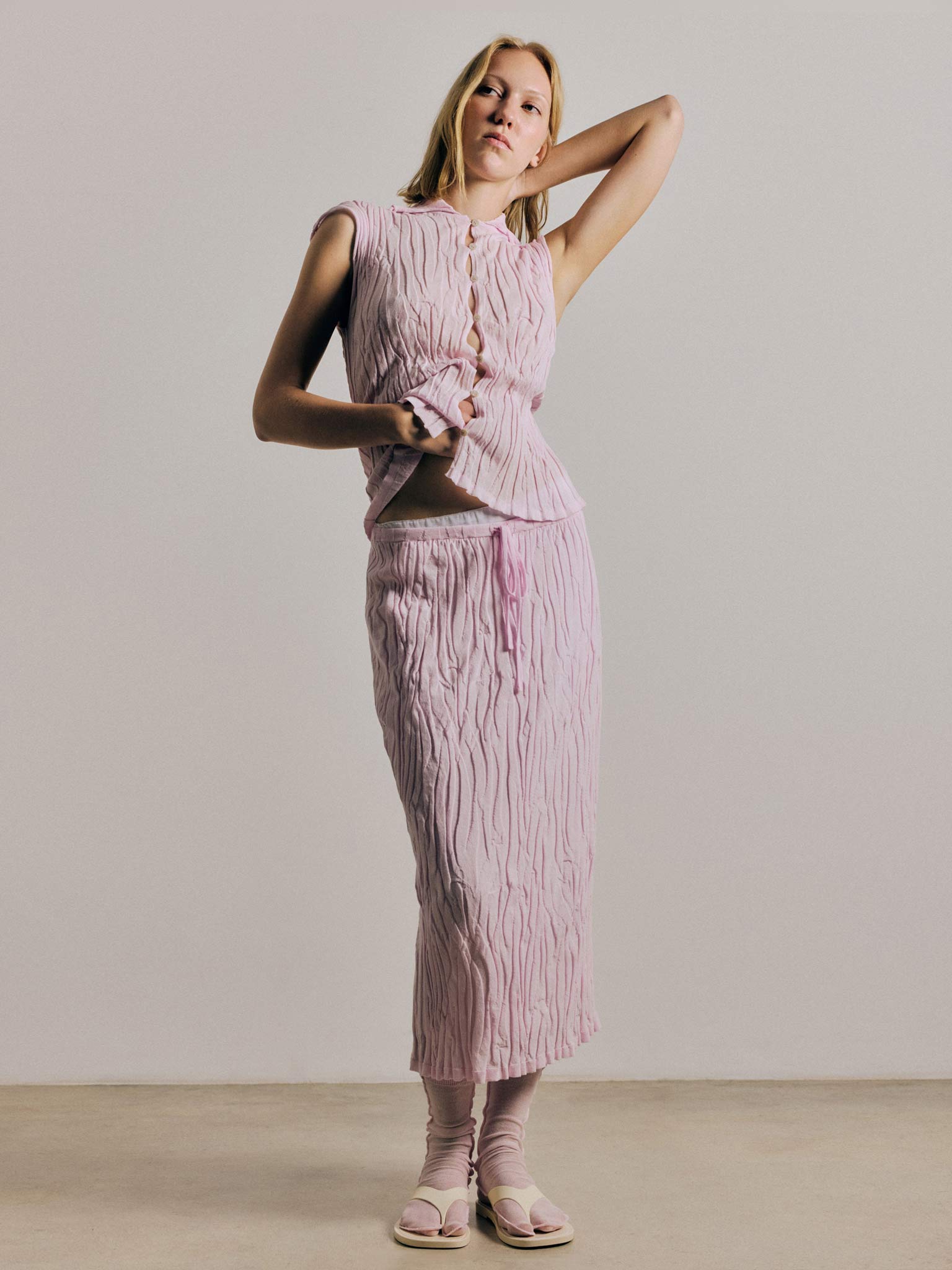 Luce Skirt - Pale Pink