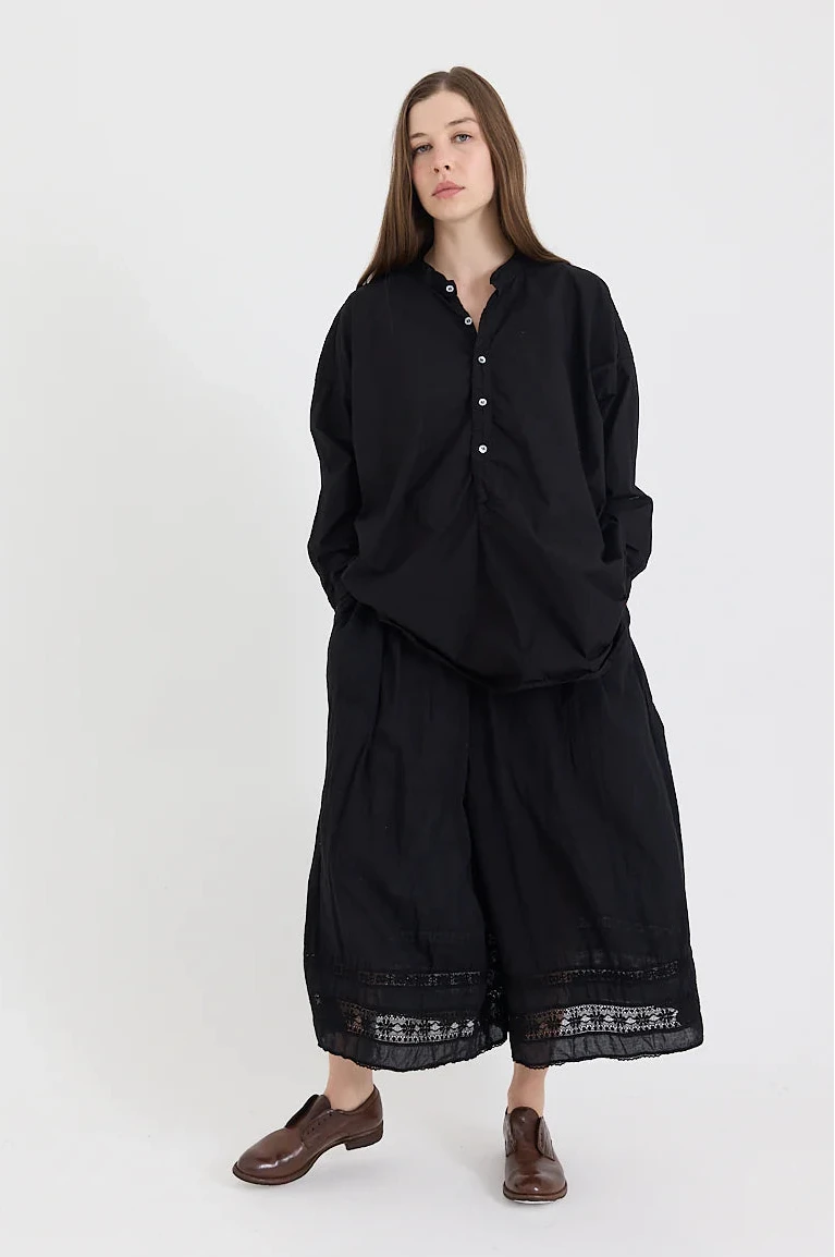 Harriet Bloomers in Black Cotton Lace