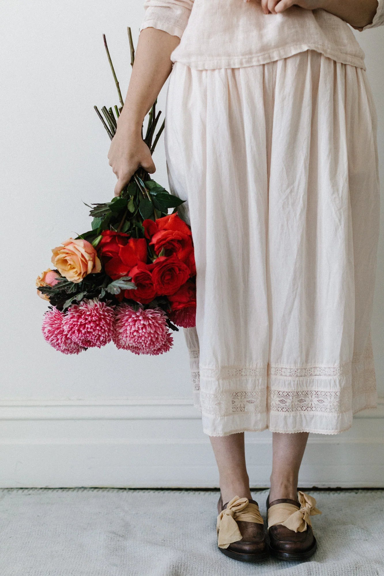 Harriet Bloomers - White Cotton Lace