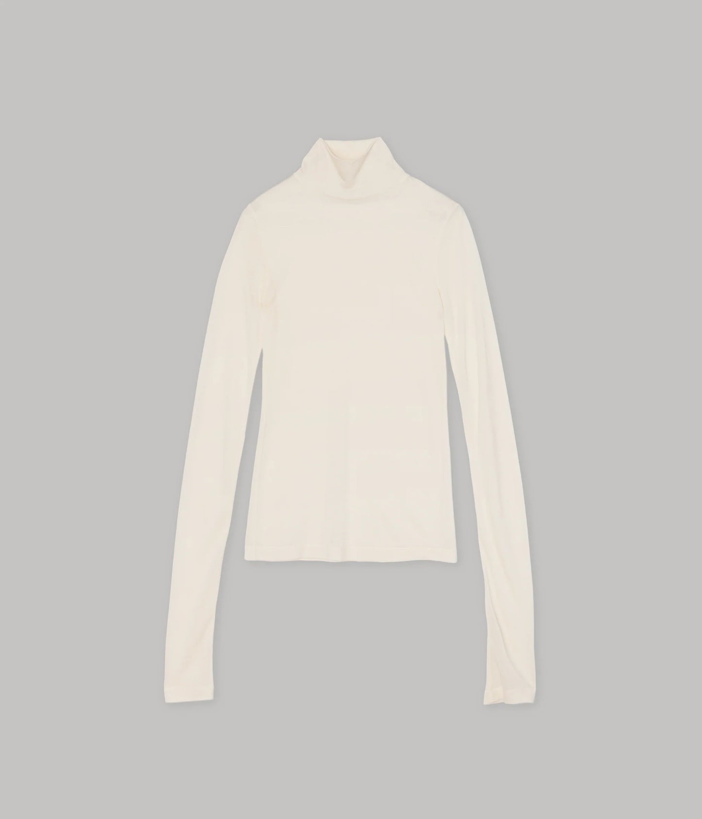 Mockneck Tee in Ivory