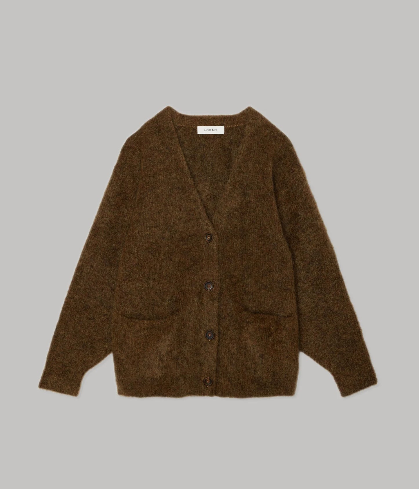 Mohair Cardigan in Spices