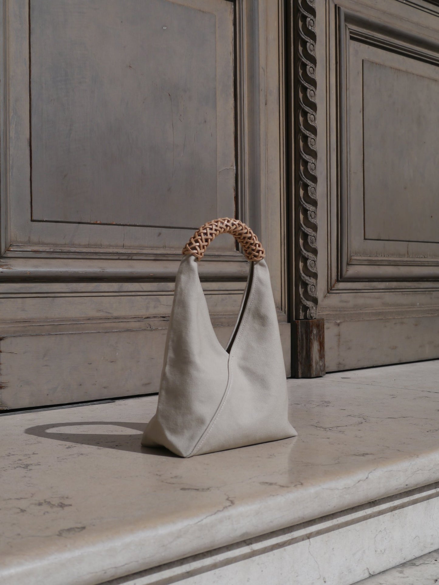 Triangle Bag 36 in Ivory