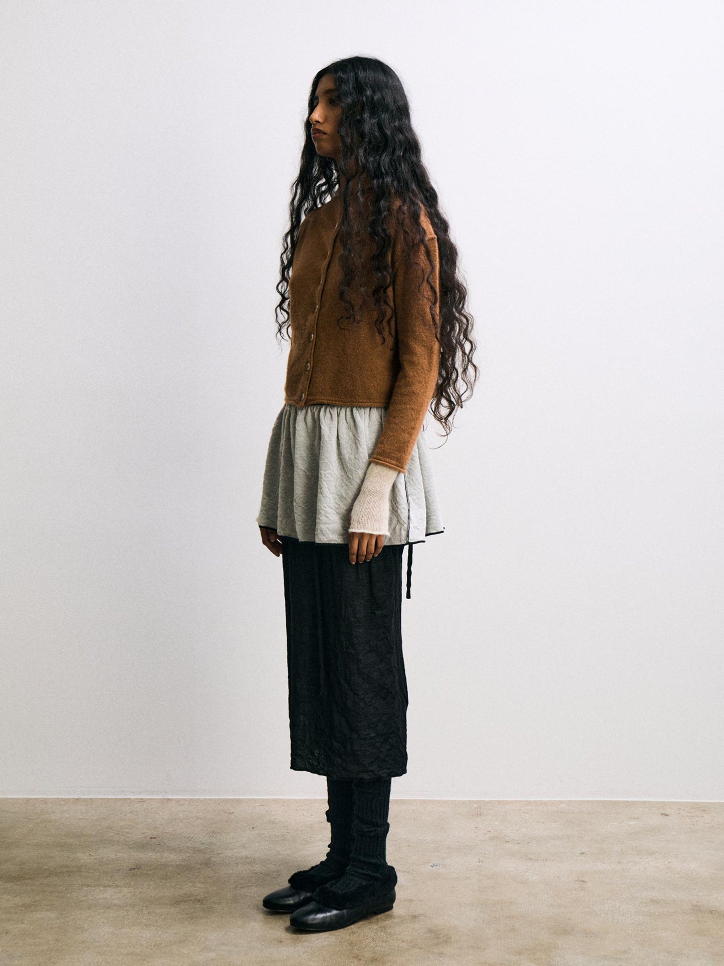 Tentai Cardigan in Toffee