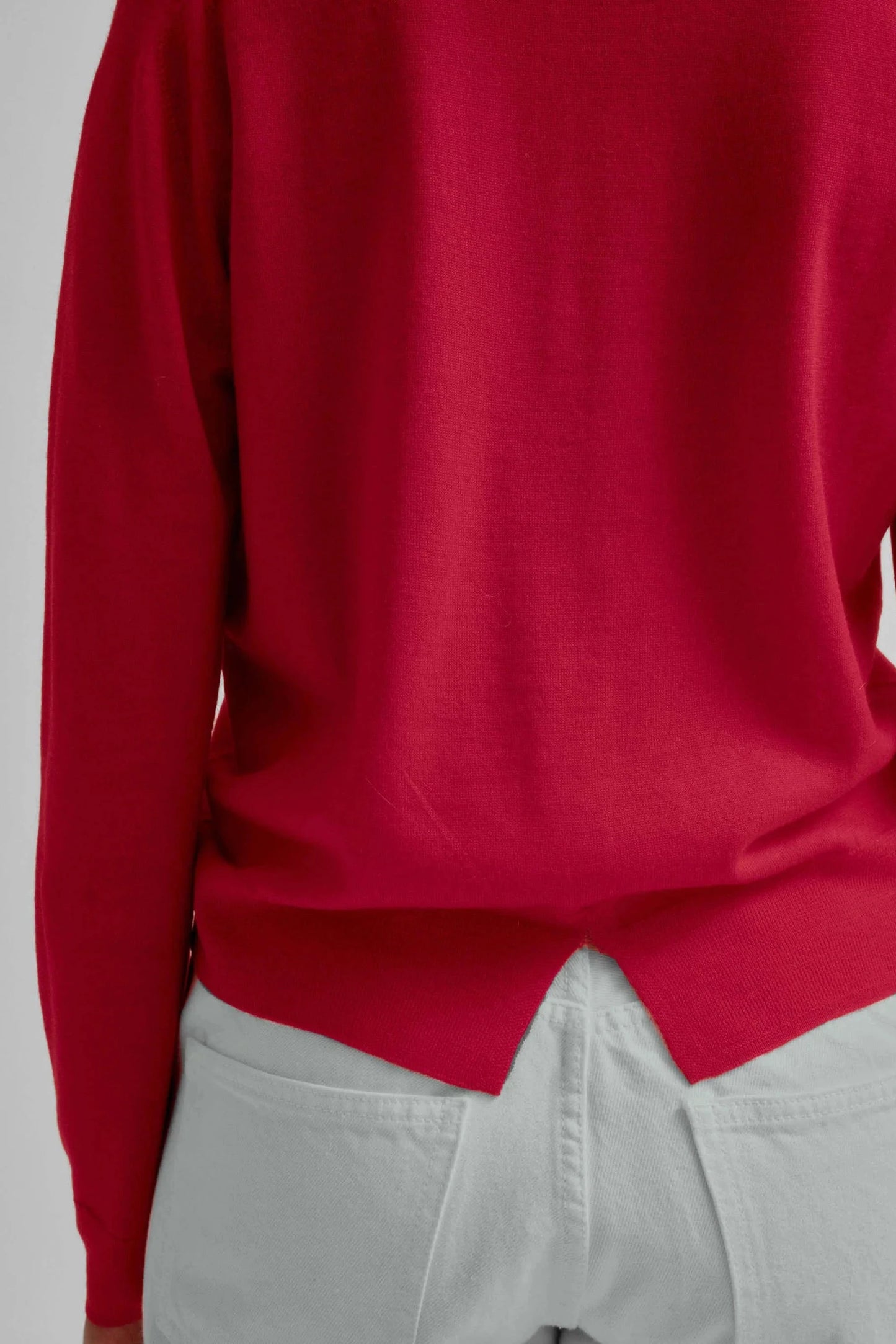 Compact Cardigan in Red