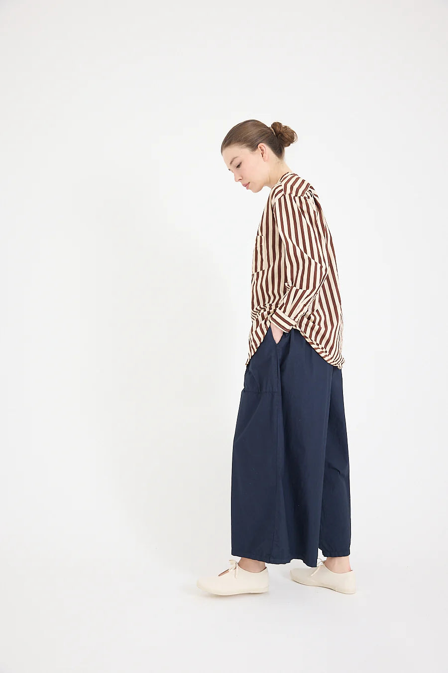 Chisato Pant - Cotton Poplin Dark Navy