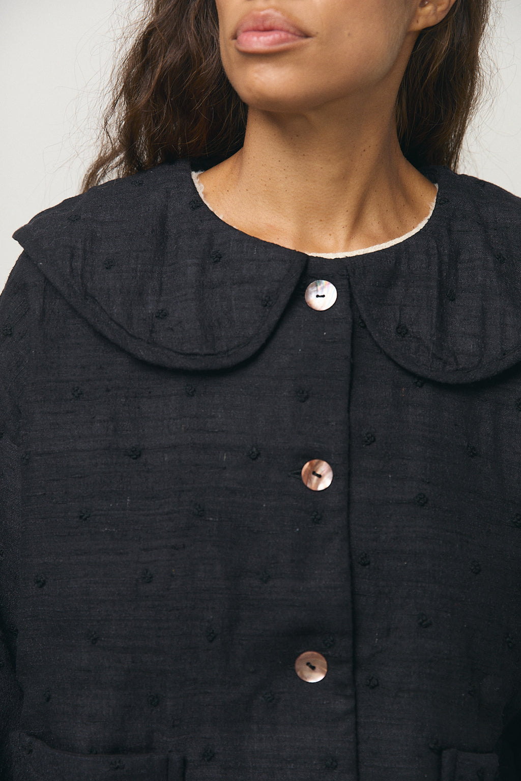 Round Collar Blouson
