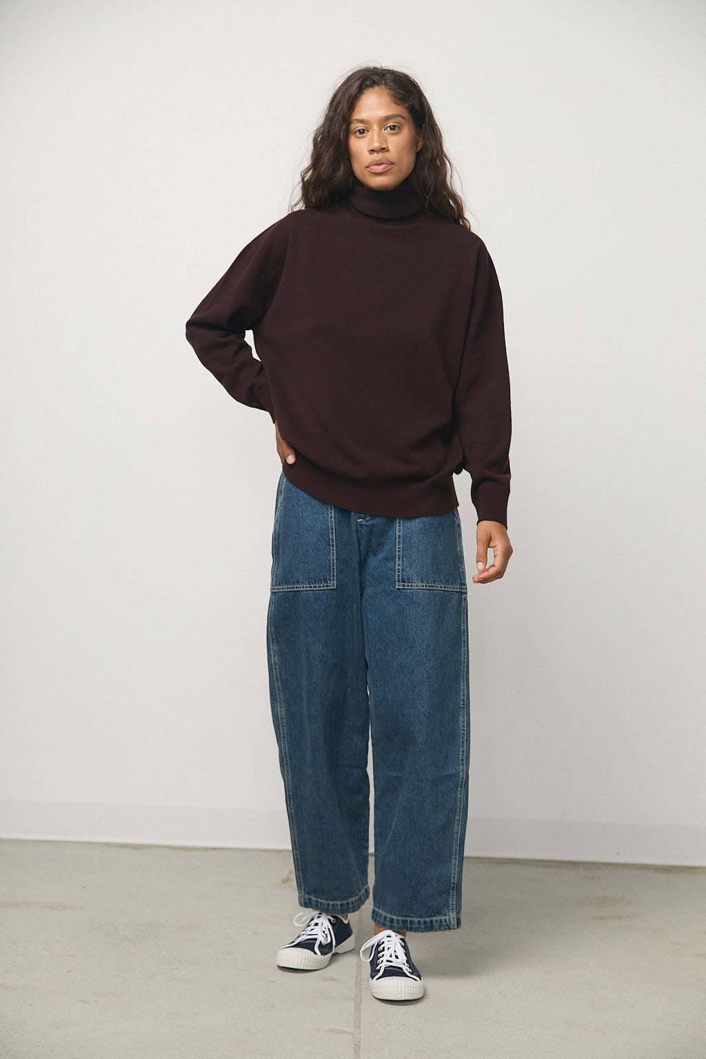 Polly Sweater in Brown