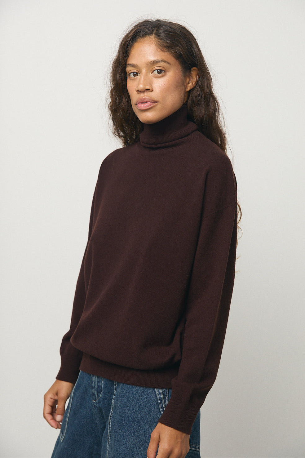 Polly Sweater in Brown
