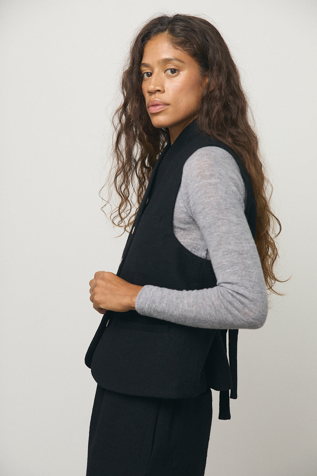 Eddy Gilet in Black