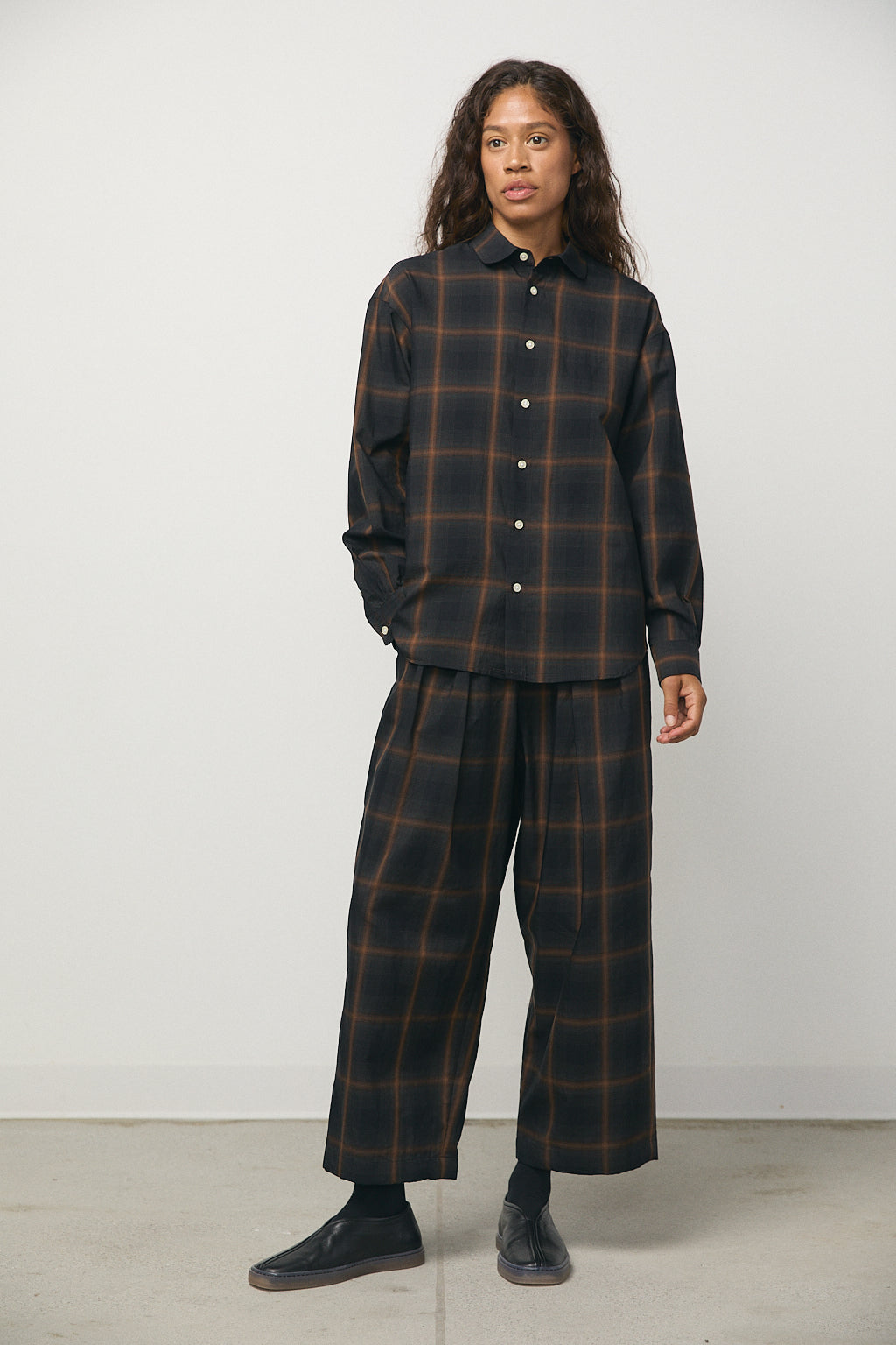 Kay Shirt in Brown Check