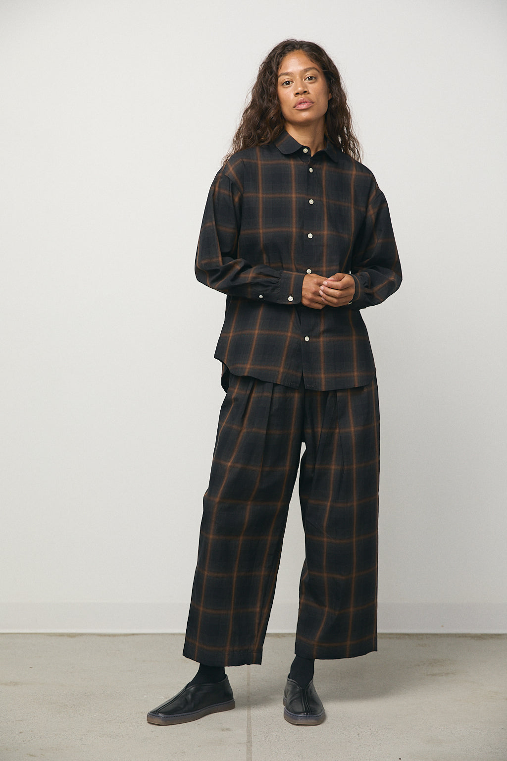 Kay Shirt in Brown Check