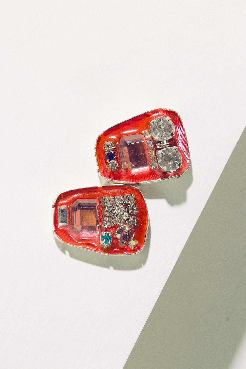 Rhinestone Studs - Pink