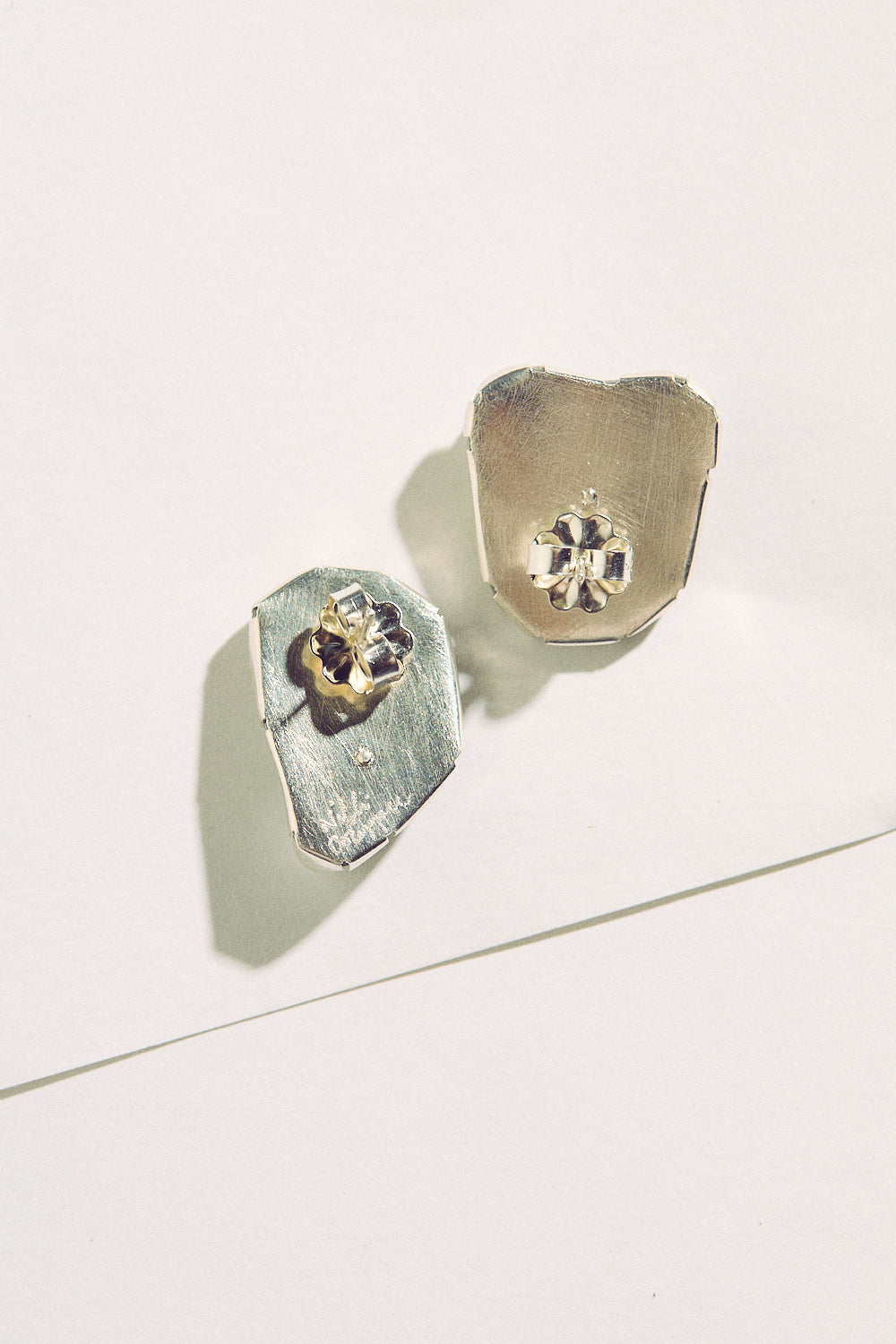 Rhinestone Studs - Silver