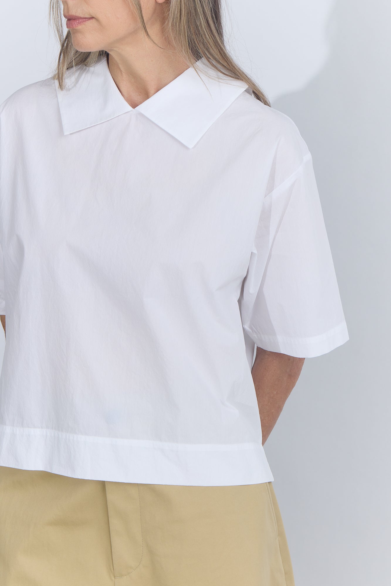 Twin W Blouse - White