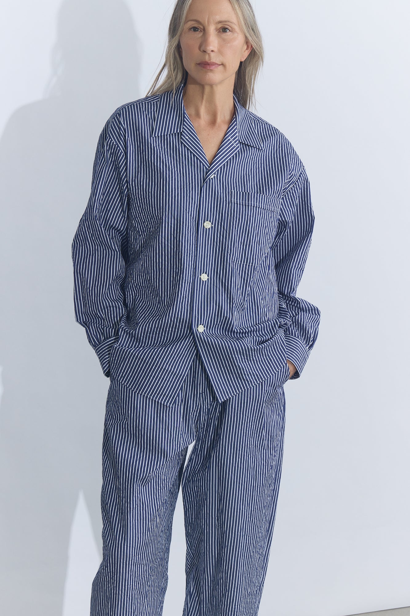 Oscar CC Shirt - Navy Stripe