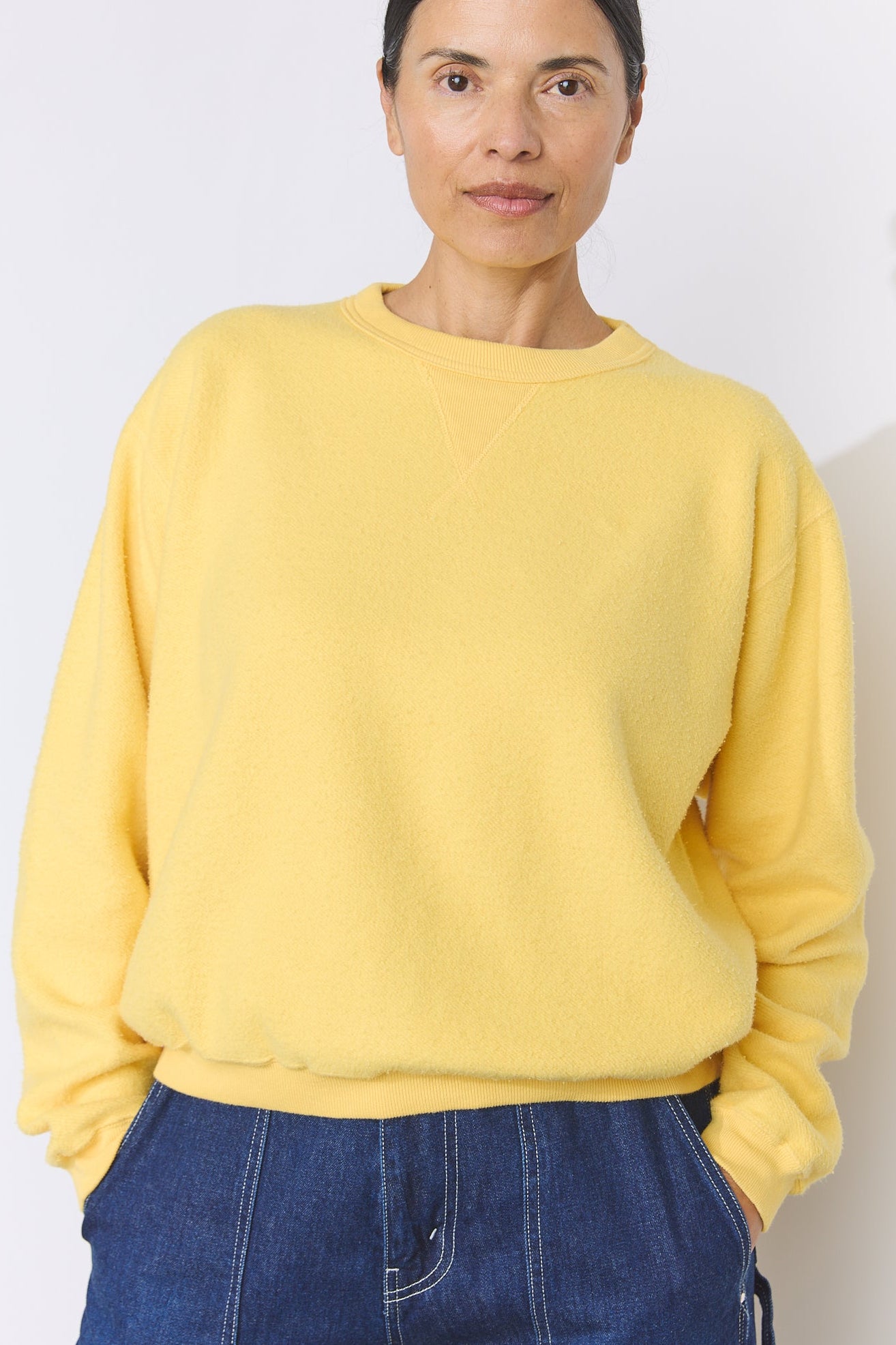 Hina Reversible Sweatshirt - Cornsilk