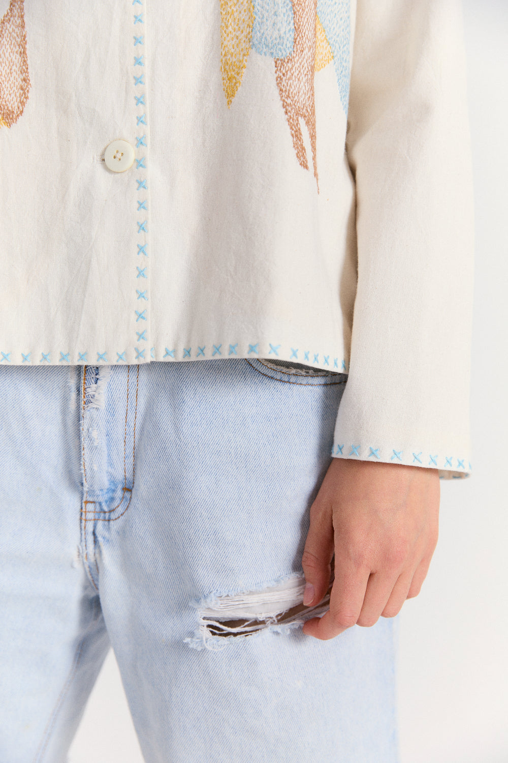 Lois Jacket in Birds of Paradise