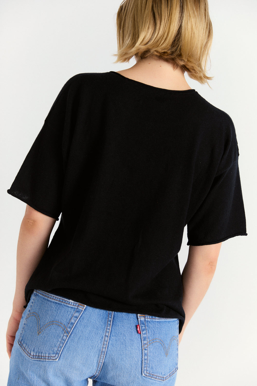 Loose Tee in Onyx