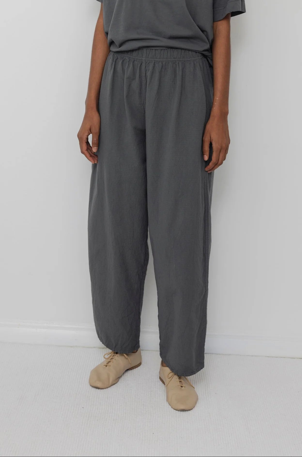 Wide Trouser - Stone