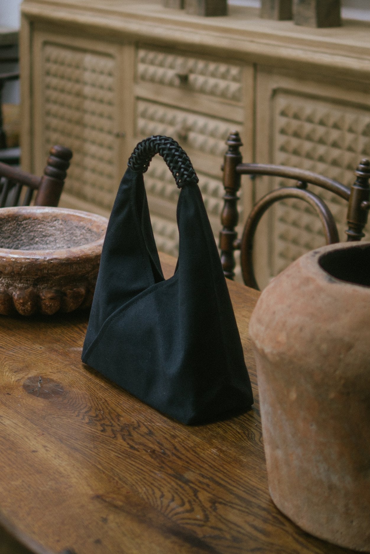 Triangle Bag 36 by in Black