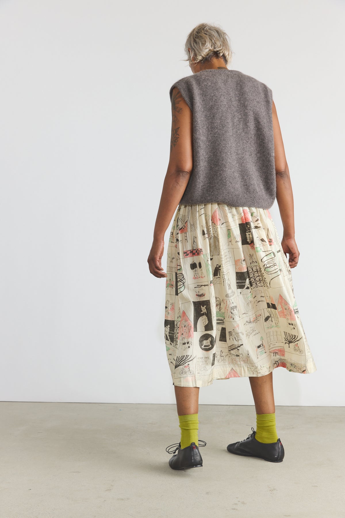 Cara Silk Pleated Skirt - Life Lessons