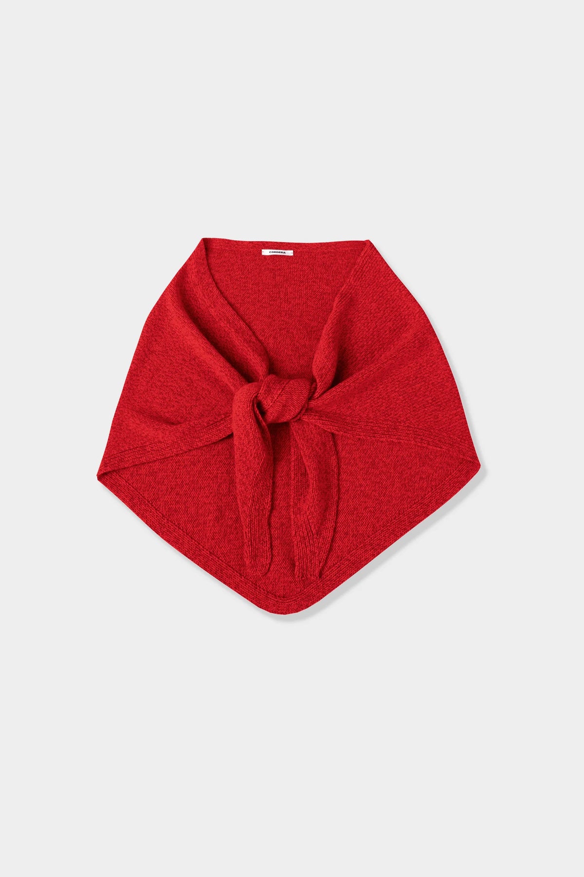 Merino & Cashmere Maxi Bandana - Red