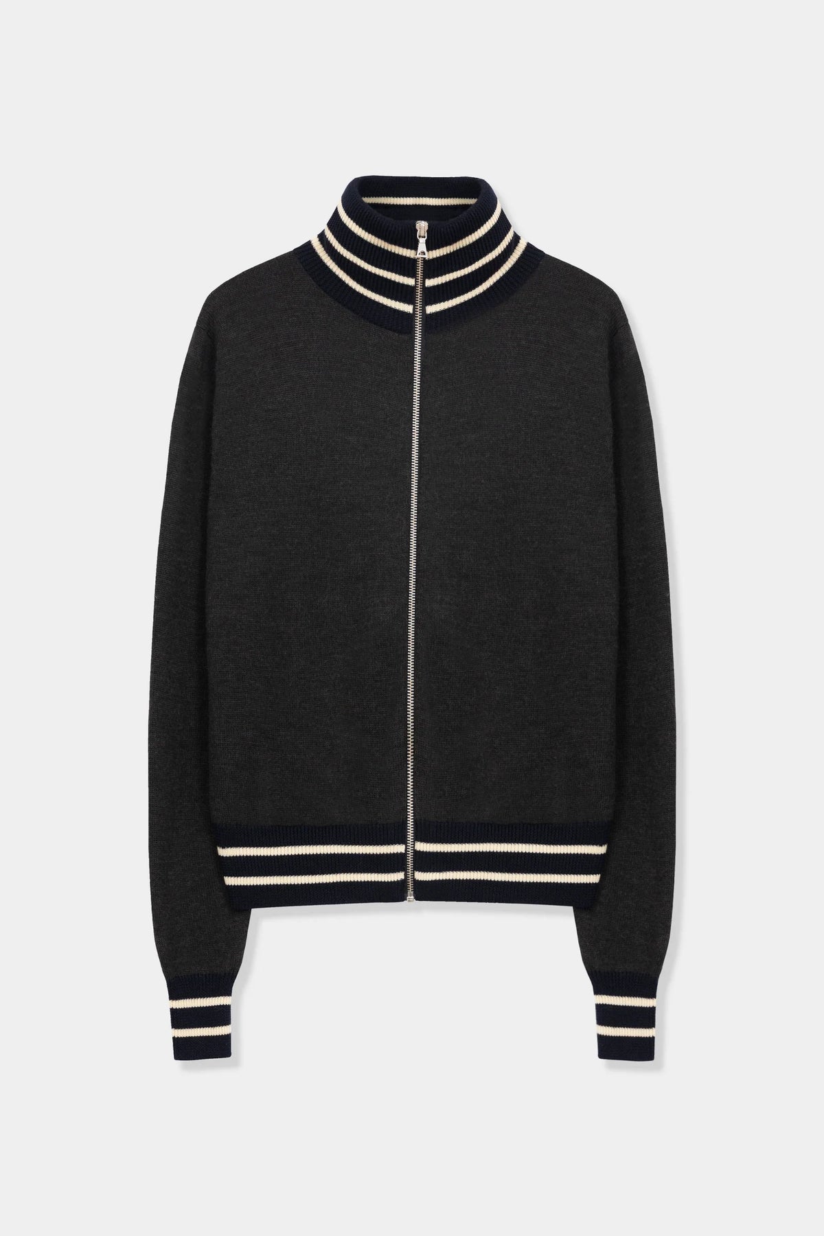 Merino Wool Sporty Cardigan