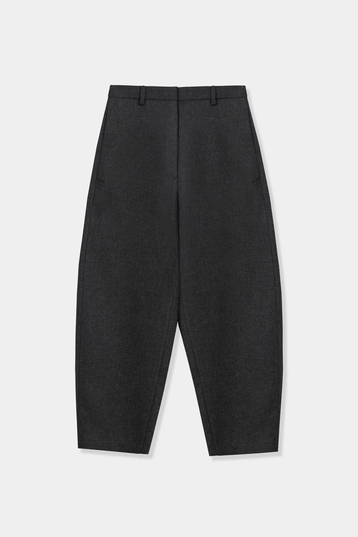 Wool Curved Pants