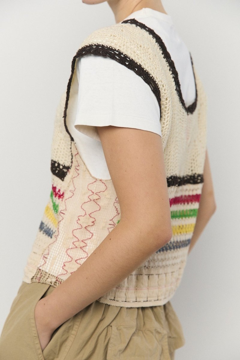 Crochet Patchwork Vest - Soochie - Weedless