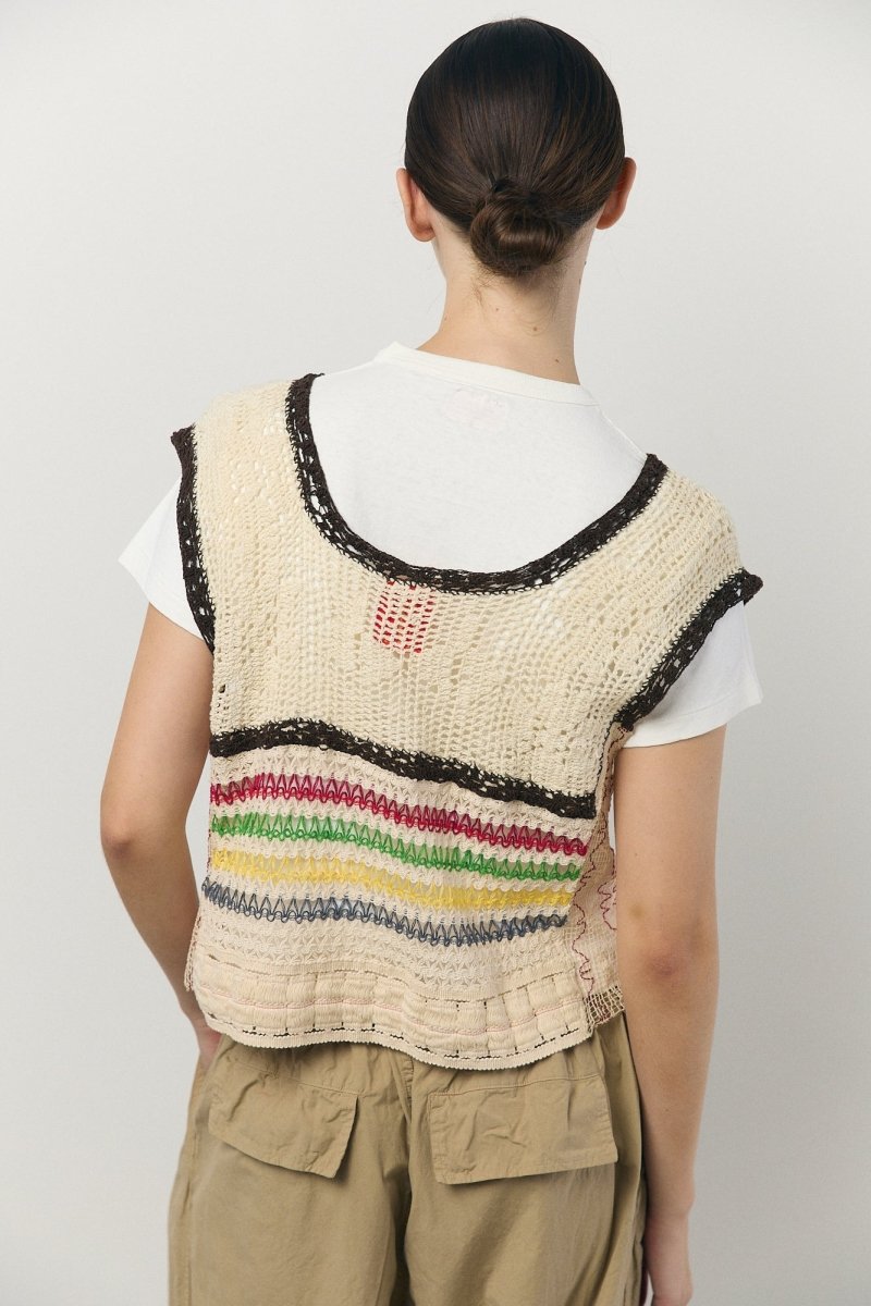 Crochet Patchwork Vest - Soochie - Weedless