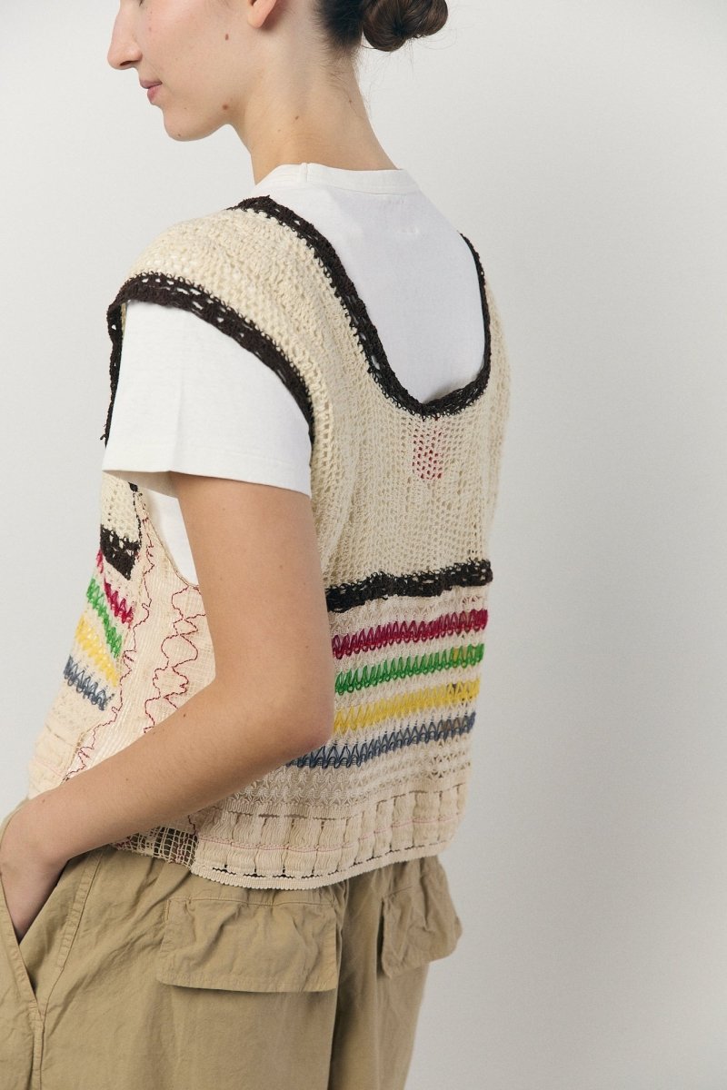 Crochet Patchwork Vest - Soochie - Weedless
