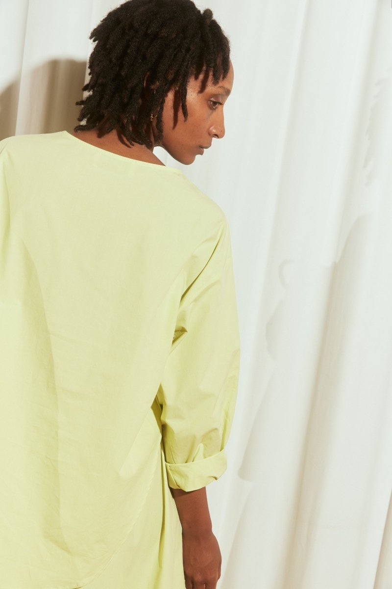 Pocket Popover Top in Citra - Soochie - Modern Weaving