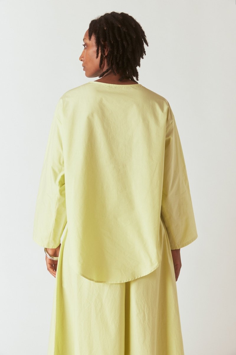 Pocket Popover Top in Citra - Soochie - Modern Weaving
