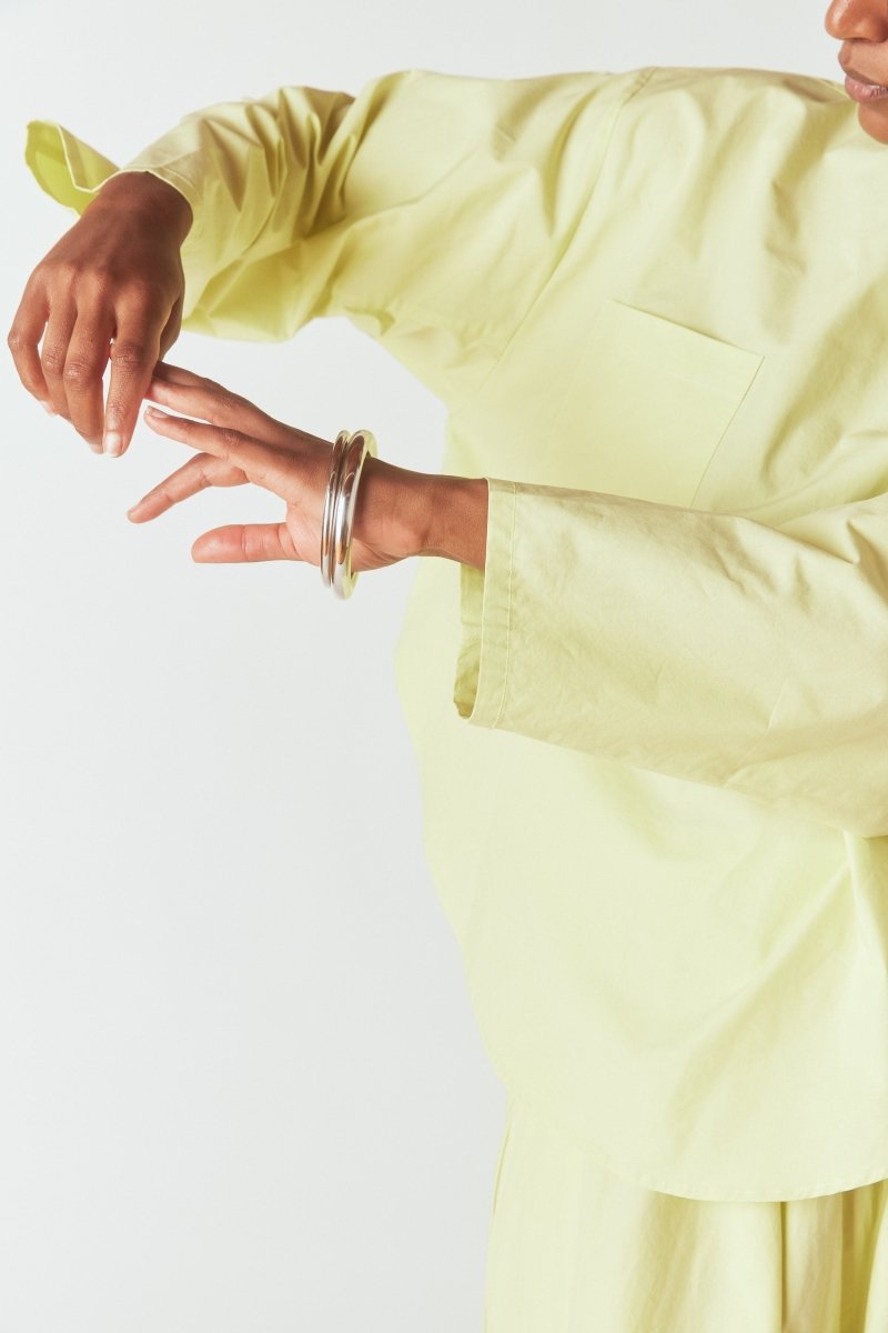 Pocket Popover Top in Citra - Soochie - Modern Weaving